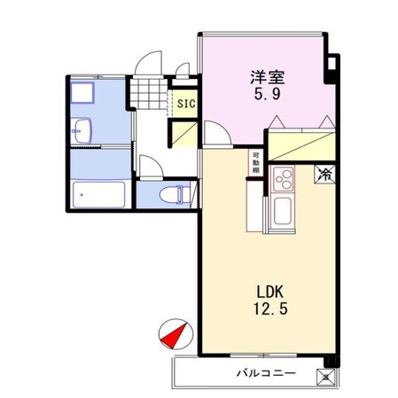 プラザYの物件間取画像